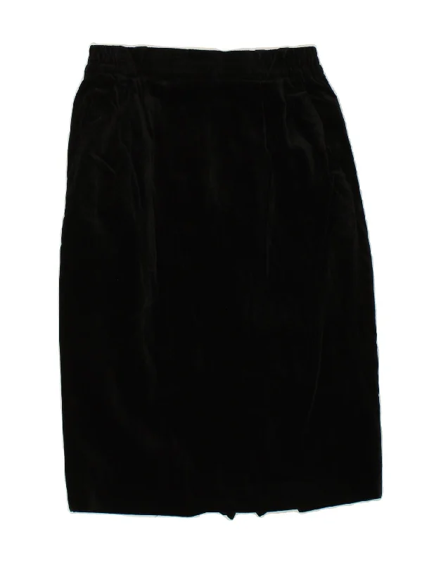 BASLER Womens A-Line Skirt W26 Small Black