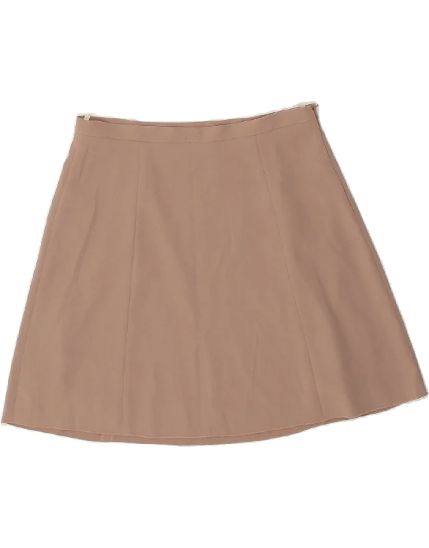 BENETTON Womens Mini Skirt W32 Large  Beige