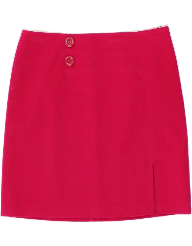 BETTY BARCLAY Womens Straight Skirt UK 14  Medium W32  Pink Polyester