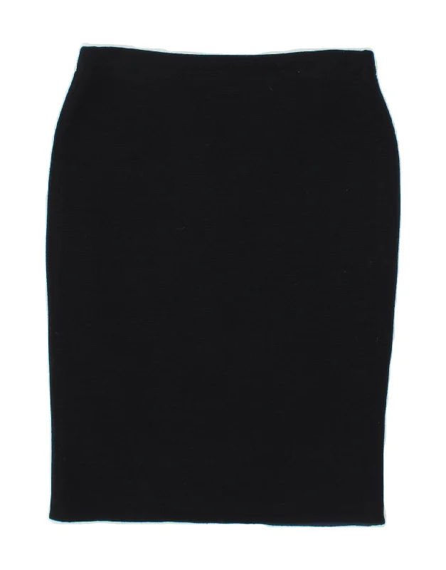 LUISA SPAGNOLI Womens Pencil Skirt IT 44 Medium W30  Navy Blue