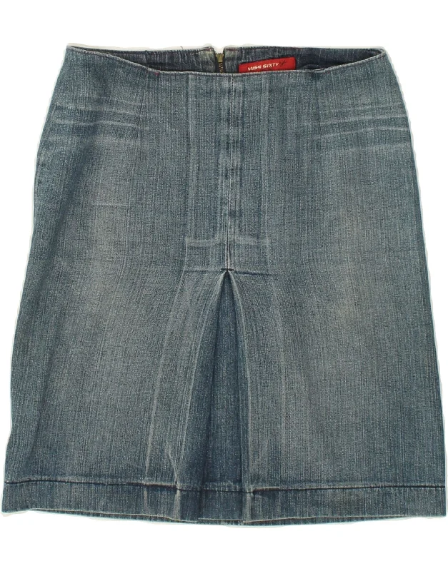 MISS SIXTY Womens Denim Skirt W30 Medium Blue