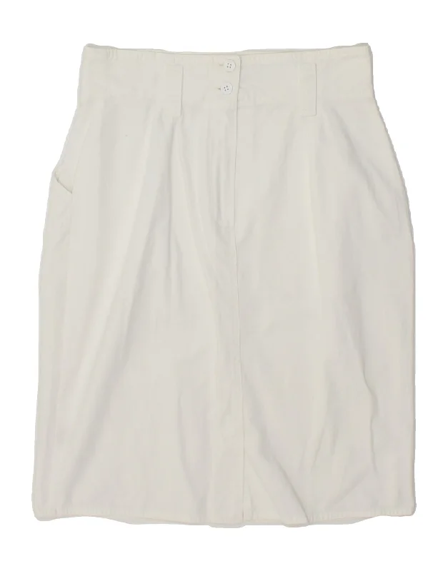 PENNY BLACK Womens Pencil Skirt W28 Medium White