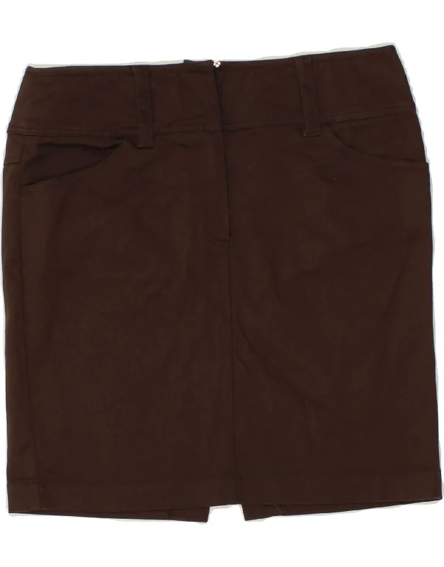 BENETTON Womens Mini Skirt W30 Medium  Brown