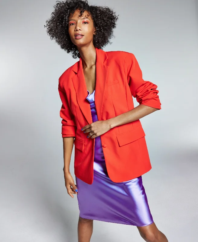 Ade Samuel For Inc Womens Oversized Blazer