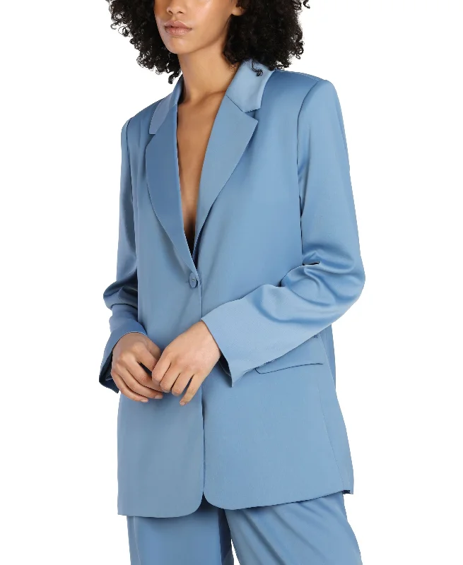 Bar III Nicole Williams English Boyfriend Blazer