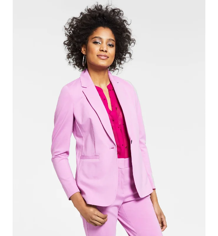 Bar III One Button Blazer