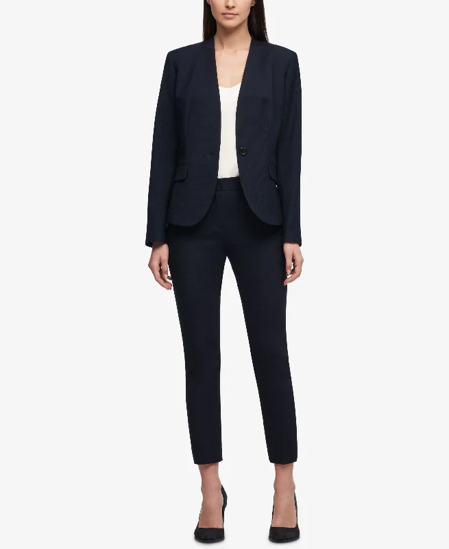 DKNY One Button Blazer