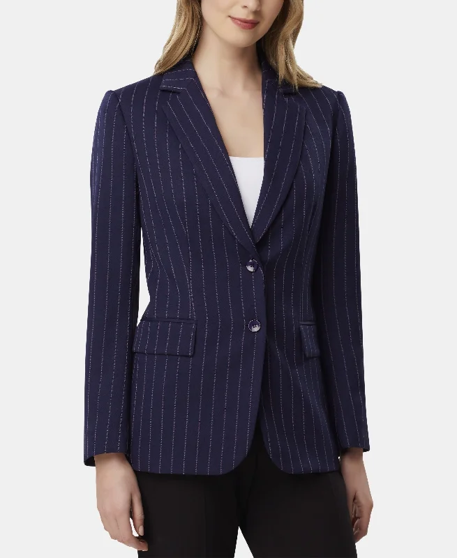 Tahari Asl Striped Blazer