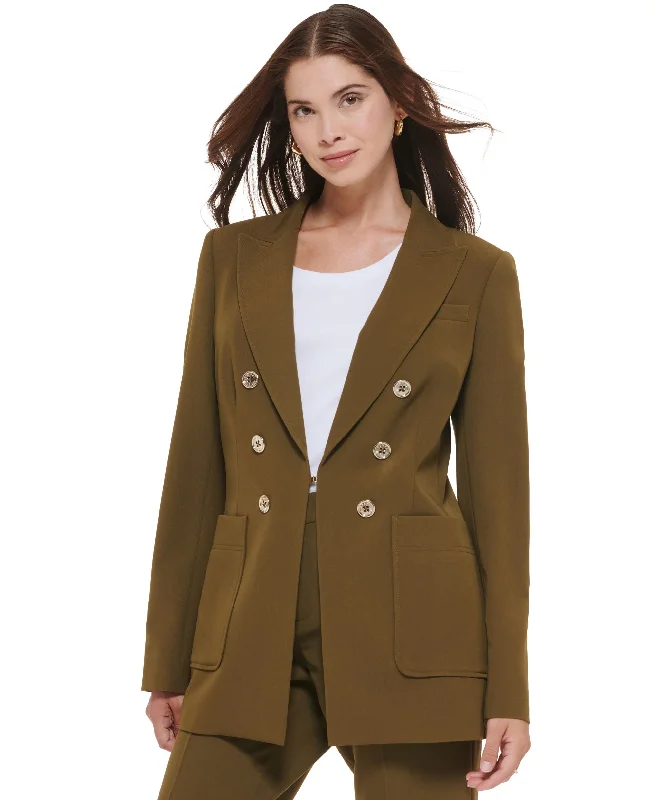 Tommy Hilfiger Womens Double Breasted Blazer